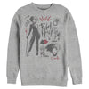 Men's Cruella Fashion Drawings  Adult Sweatshirt