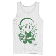 Men's Nintendo Legend of Zelda Link's Awakening Sleek Avatar  Adult Tank Top