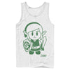 Men's Nintendo Legend of Zelda Link's Awakening Sleek Avatar  Adult Tank Top