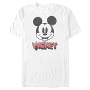 Men's Mickey & Friends Mickey Mouse Retro Headshot  Adult T-Shirt