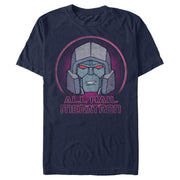 Men's Transformers Megatron Hail the Leader  Adult T-Shirt