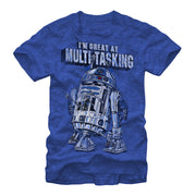 Men's Star Wars R2-D2 Great at Multitasking  Adult T-Shirt