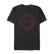 Men's Star Wars: The Rise of Skywalker Sith Trooper Symbol  Adult T-Shirt