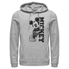 Men's Mickey & Friends Retro Leaning  Adult Pull Over Hoodie