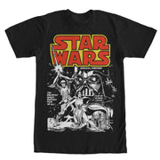 Men's Star Wars Greatest Space Fantasy Poster  Adult T-Shirt