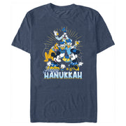 Men's Mickey & Friends Happy Hanukkah  Adult T-Shirt