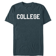 Men's Animal House College Text  Adult T-Shirt