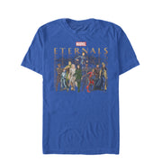 Men's Marvel Eternals Group Repeating  Adult T-Shirt