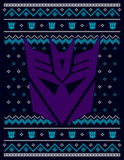 Men's Transformers Decepticon Logo Ugly Xmas  Adult T-Shirt