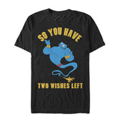 Men's Aladdin Genie Two Wishes Left  Adult T-Shirt