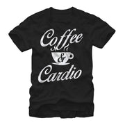 Women's CHIN UP Coffee and Cardio  Adult Boyfriend Tee