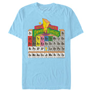 Men's Power Rangers Periodic Table  Adult T-Shirt