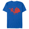 Men's DC League of Super-Pets Superman and Krypto Silhouettes  Adult T-Shirt