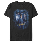 Men's Harry Potter Chamber Of Secrets Harry Portrait  Adult T-Shirt