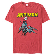 Men's Marvel Ant-Man Vintage Ant Rider  Adult T-Shirt