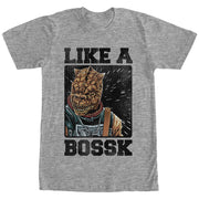 Men's Star Wars Bounty Hunter Like a Bossk  Adult T-Shirt