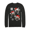 Men's Lost Gods Ugly Christmas Pug  Adult Long Sleeve Shirt