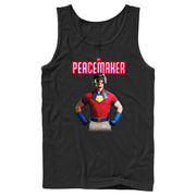 Men's Peacemaker Hero Portrait  Adult Tank Top