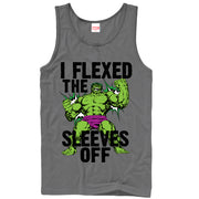 Men's Marvel Hulk Flex Sleeves Off  Adult Tank Top