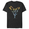 Men's Harry Potter Dragon Flame Silhouette  Adult T-Shirt