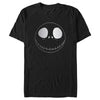 Men's The Nightmare Before Christmas Minimalist Jack Face  Adult T-Shirt