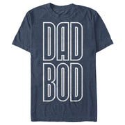 Men's Lost Gods Dad Bod Outline  Adult T-Shirt