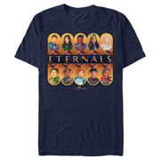 Men's Marvel Eternals Golden Portraits  Adult T-Shirt