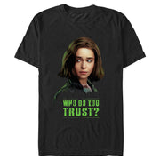 Men's Marvel: Secret Invasion Abigail Brand Who Do You Trust  Adult T-Shirt