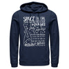 Men's Star Trek 5-Year Mission Text  Adult Pull Over Hoodie