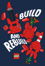 Men's LEGO Build and Rebuild  Adult T-Shirt