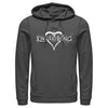 Men's Kingdom Hearts 1 Sketch Logo  Adult Pull Over Hoodie