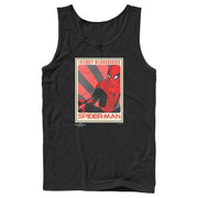 Men's Marvel Spider-Man: No Way Home Friendly Neighborhood Poster  Adult Tank Top