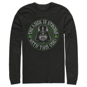 Men's Star Wars Luck is Strong  Adult Long Sleeve Shirt