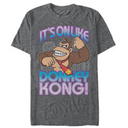 Men's Nintendo Donkey Kong It's On  Adult T-Shirt