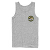 Men's Jurassic Park Park Staff Patch  Adult Tank Top