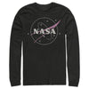 Men's NASA Simple Logo  Adult Long Sleeve Shirt