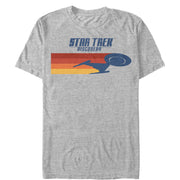 Men's Star Trek: Discovery Retro Rainbow Streak  Adult T-Shirt