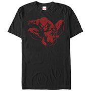 Men's Marvel Spider-Man Leap Distressed  Adult T-Shirt