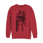 Men's Star Wars: The Rise of Skywalker First Order Sith Trooper  Adult Sweatshirt