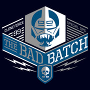 Men's Star Wars: The Bad Batch Square Logo  Adult T-Shirt