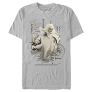 Men's The Lord of the Rings Fellowship of the Ring Gandalf Ready for Battle  Adult T-Shirt