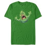 Men's Ghostbusters Cartoon Slimer  Adult T-Shirt