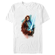 Men's Star Wars: Obi-Wan Kenobi Watercolor Obi-Wan  Adult T-Shirt