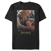 Men's The Lord of the Rings Return of the King Frodo and Sam Movie Poster  Adult T-Shirt