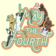 Men's Star Wars May the Fourth Classic Characters  Adult T-Shirt