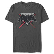 Men's Zack Snyder Justice League Batman Comic Logo  Adult T-Shirt