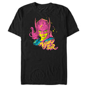 Men's Marvel: Thor: Love and Thunder Jane Foster Pink Portrait  Adult T-Shirt