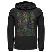 Men's Batman Ugly Christmas Joker Hammer  Adult Pull Over Hoodie