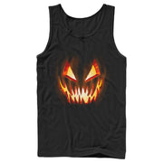 Men's Lost Gods Evil Pumpkin Face  Adult Tank Top