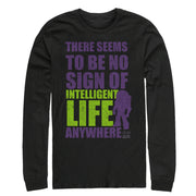 Men's Toy Story No Intelligent Life Anywhere  Adult Long Sleeve Shirt